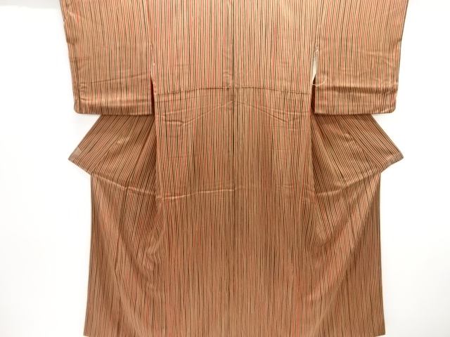 JAPANESE KIMONO / KOMON / SILK / STRIPE